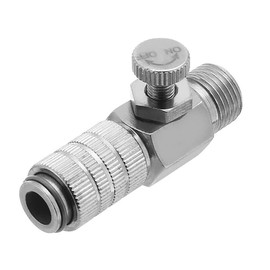 Airbrush Quick Coupler Quick Release Adapter Connector 1/8" Male Female Airbrush Connector with 4 Male Adapters for Air Compressor
