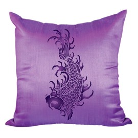 Japanese Koi Stencil, 6.5 x 12 inch - Koi Carp Harmony Good Luck Strength