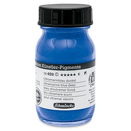 Schmincke Finest Artist Pigments, Ultramarine Blue Dark - 100 ml