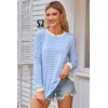 Aoang Womens Tunic Tops to Wear with Leggings Fall Striped