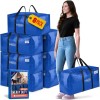 ClearSpace Extra Heavy Duty Moving Bags with Zipper, 8 Pack