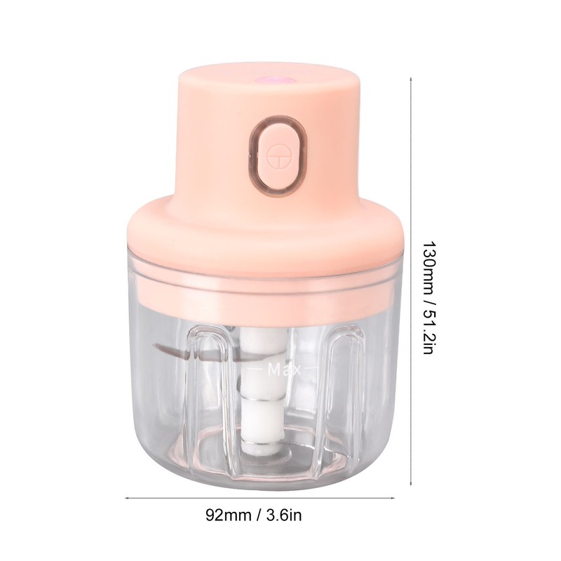 Mini Garlic Chopper Space Saving Small Size Clean Easily Simple