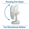 Air King 9106 16-Inch 3-Speed Oscillating Table Fan