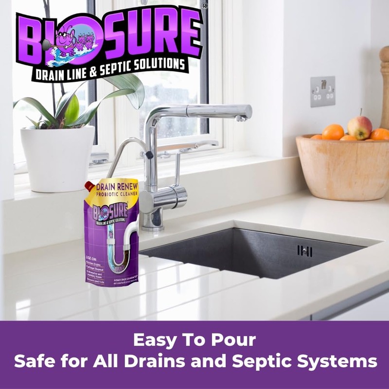 DRAIN RENEW Drain Line Maintenance and Septic Tank Treatment: The