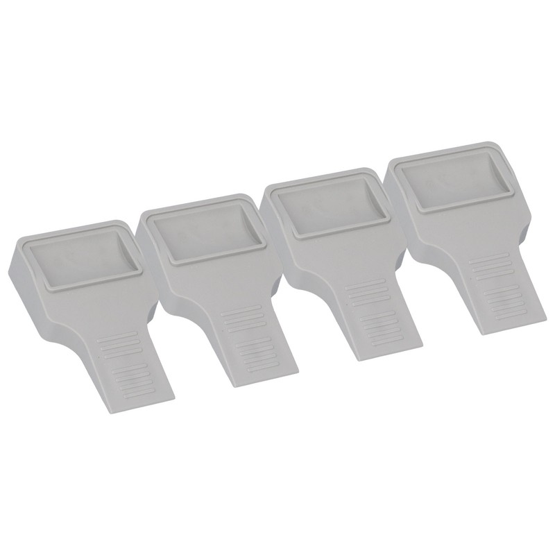 4Pcs U Shape Casters Door Stopper Anti Sliding Furniture Wheels