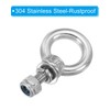 PATIKIL M4 x 10 mm Lifting Shoulder Eye Bolt, 3
