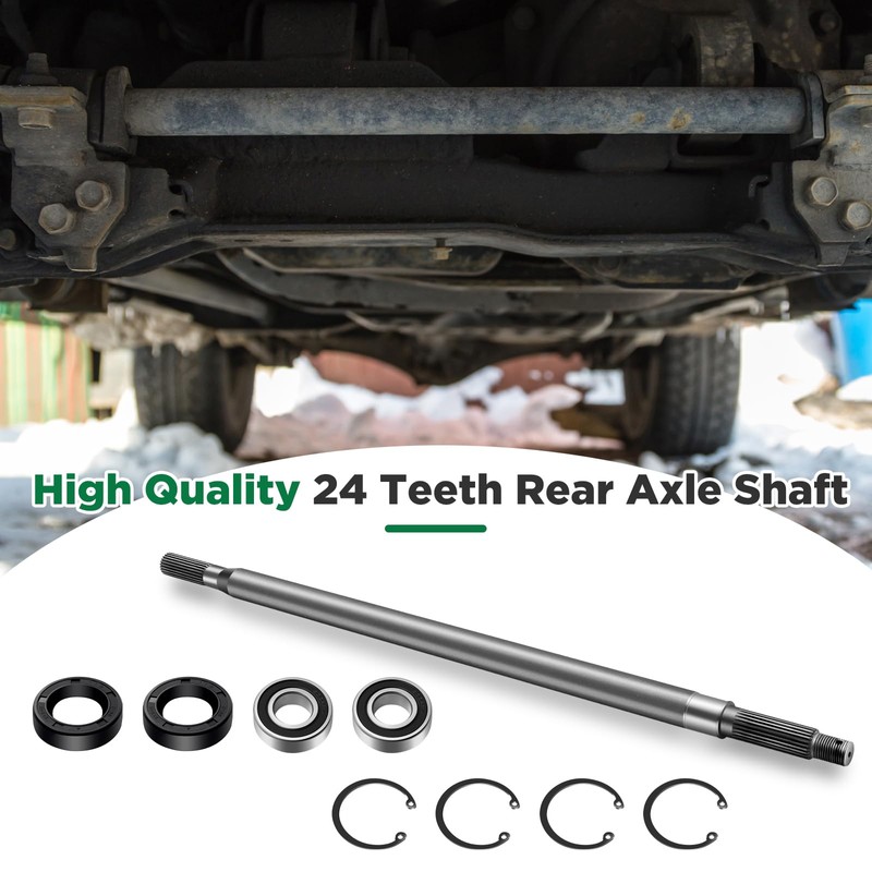Gisafai Golf Cart Rear Axle Shaft with Bearing Seal Kit