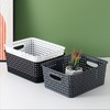 Plastic Storage Baskets 6 Pack,Small Pantry Organization and Storage,Basket Household