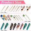30 Pcs Acrylic Resin Barrettes, Cridoz Barrettes and Hair Clips