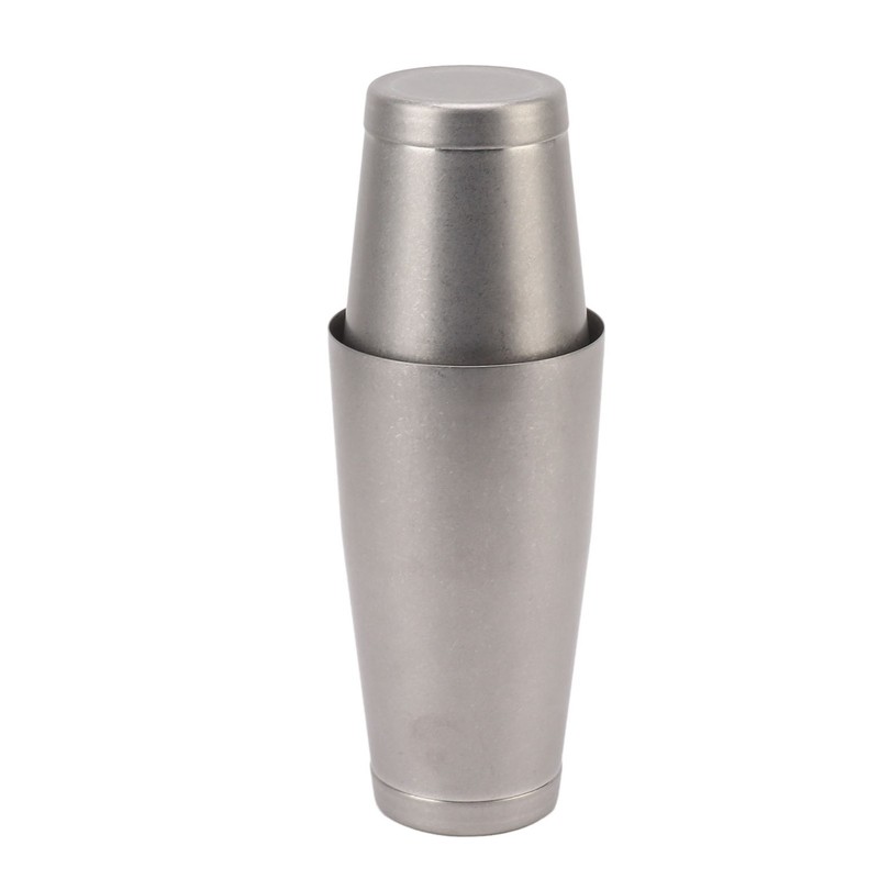304 Stainless Steel Cocktail Shaker 2 Section Bartending Mixer Bar