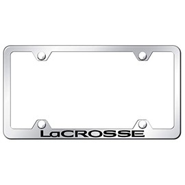 Au-TOMOTIVE GOLD Laser Etched Logo Stainless Steel Wide Body License Plate Frame for Buick Lacrosse (Chrome)