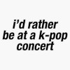 Kpop Concert Meme Bumper Sticker Vinyl Decal 5"