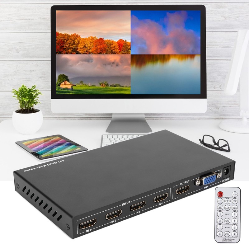 AIMOS Multi Viewer High Definition Multimedia 4 Into 2 Out