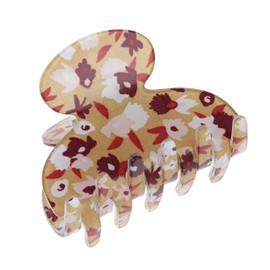 France Luxe Small Couture Jaw, Botanic Camel