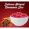 Colombina Cinnamon Striped Flavor Discs, Red & White, Bulk Hard
