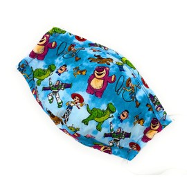 Maskara by BengC Woody Buzz Jessie Rex Toys Blue Sky ADULT Face Mask for Big Kids Teen Men Women