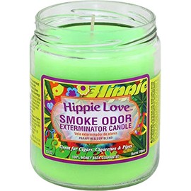 Smoke Odor Exterminator 13oz Jar Candle, Hippie Love, 13 oz, 13 Ounce