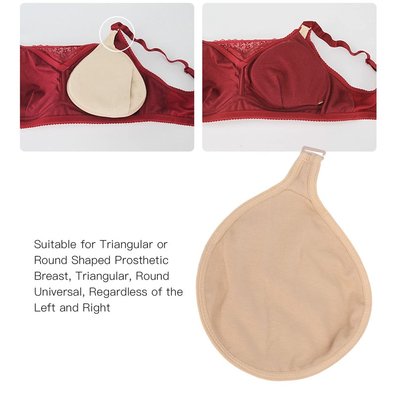 Breast Prosthesis Pocket, Soft Breathable Prosthetic Breast Pockets Mastectomy Prosthesis