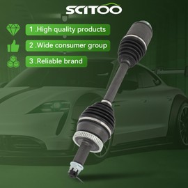 SCITOO Complete Front CV Axle Half Shaft For 66-6352 NCV53020 For Nissan Rogue For Nissan Rogue Select