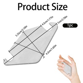 Egr Blanking Plate Stainless Steel Exhaust Valve Block Off Baffle Gasket Upgrade Durable Fit for Ford Mondeo, Peugeot 206，Fiesta Mk6，Suitable for Engines - 1.4 and 1.6 HDI (Without Holes)