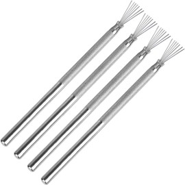4 PCS Clay Texture Scoring Tools, Polymer Clay Sculpting Tools, Stainless Steel Pottery Tools, Air Dry Clay Tools for Texturing Scoring Modeling Carving