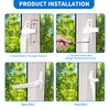 YKUKIZEE 6 Pcs Cockspur Window Handles for UPVC Windows Right