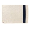 Imabari Towel Certified Absorbent Quick-Drying Bath Mat "line" 100% Cotton,