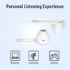HUOMU Earbuds Headphones 5 in One Pack, Wired Earbud with