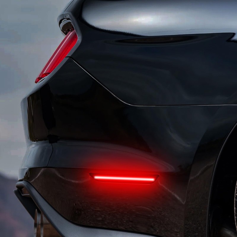 Aexploer LED Side Marker Lights Compatible with Mustang S550 GT
