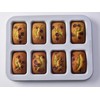 Monfish 8-Cup Mini Loaf Baking Pans- financier bread pan Carbon