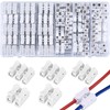 65 Pcs Spring Wire Connectors, Spring Clamp Terminal Cable Clamp