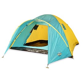 Blue Ridge Family Outfitters 7 Person Summer Camping Tent - Spacious & Waterproof 12'Wx6'6 Hx15'6" L