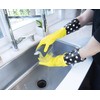 Evriholder Glam-Gloves Reusable Latex Dishwashing Gloves for Kitchen or Cleaning,