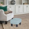Furnistar 15" Small Ottoman Foot Rest Stool with Anti-Slip Legs