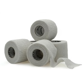 OVIK Health PowerFlex – Self-Adhering Sports Wrap for Injury Prevention & Post-Injury Stability – Medical-Grade, Sweat & Water Resistant First Aid Wrap for Athletes - White, 2 inch, 6 Rolls