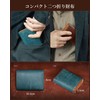 Kawaoto Men's Bi-Fold Pueblo Leather Bi-fold Wallet, Genuine Leather, Large