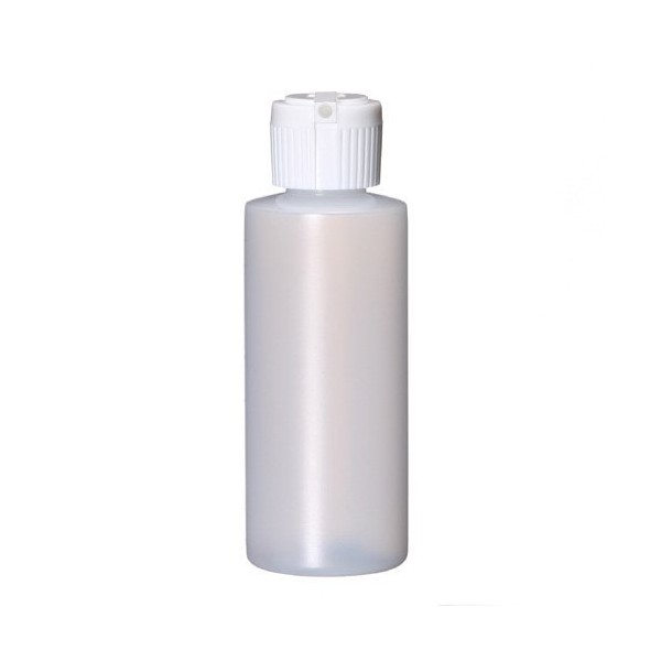Bargz Empty Plastic Bottles - Refillable Plastic Cylinder - Bulk - 2 oz Pack of 12