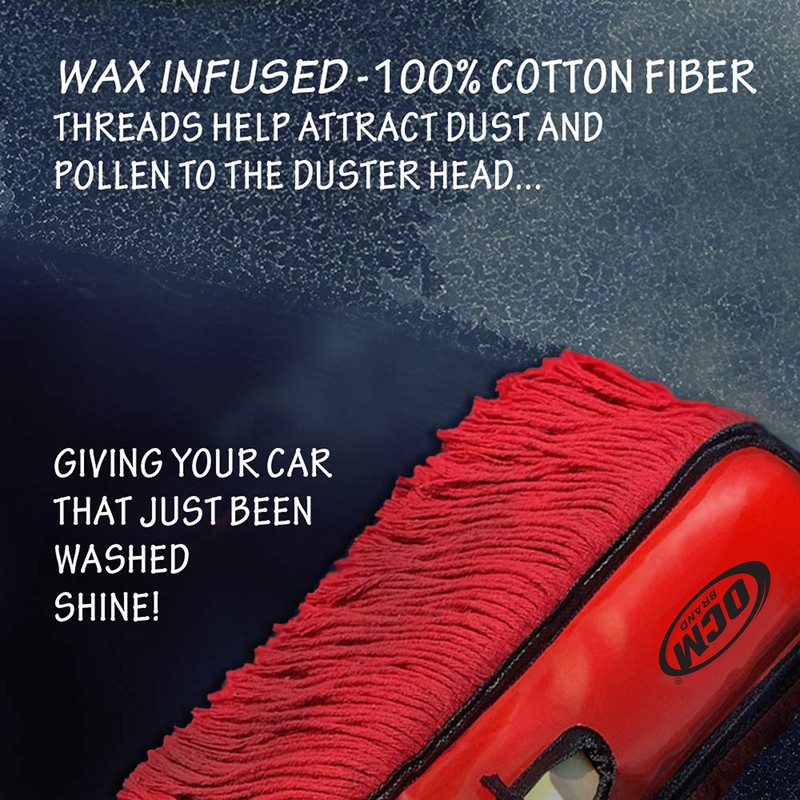 OCM Brand Premium Extra Large Car Duster with Durable Solid