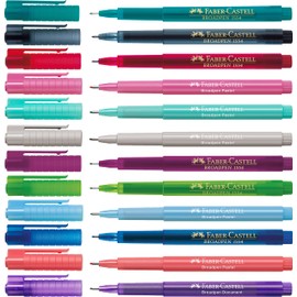 Broadpen 1554 Fineliner Line 0.8 mm Ink Colour (Complete Set of 12)