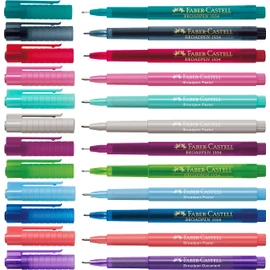 Broadpen 1554 Fineliner Line 0.8 mm Ink Colour (Complete Set of 12)