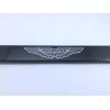 Exotic Carbon Fiber Aston Martin Silver Logo Carbon Fiber license