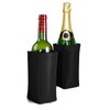 2Pcs Wine Cooler Sleeve Wine Bottle Chiller Ice Pack Adjustable