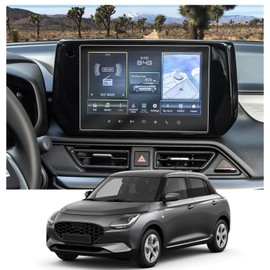 CDEFG Kompatibel mit Suzuki Swift 2023 2024 Facelift / SX4 S-Cross III 2021-2024 Navigation Schutzfolie 4H Kratzfest 9 Zoll GPS Displayschutzfolie Navi Folie Swift 2024 Zubehör 2 Stück