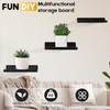 NIUBEST Small Floating Shelf,5 x 8.5 Inch,Set of 3 Small