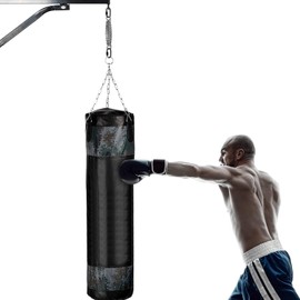 SELEWARE Heavy Duty Heavy Bag Spring for Punching Bag up to 150 lbs, Eliminates Ceiling Vibration During Boxing Workouts, Closed Ring Conical Shape