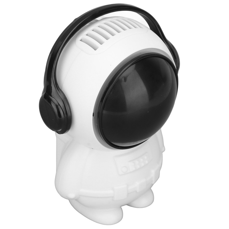 Portable Fan Spaceman Shaped 2 Speeds USB Rechargeable Mini Neck