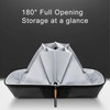 XSQD Data Cable Organiser Storage Bags, 180 ° Unfolded Cable