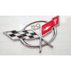 AUTO 1PC 1997-2004 C5 Corvette Chrome Rear Only 50Th Anniversary
