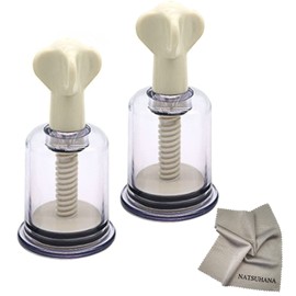 Nipple Soccer Nipple Suction Device with Dedicated Wipe, Set of 2 (Inner Diameter: 1.5 inches (3.9 cm)