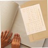 Operitacx Pack of 2 Braille Learning Equipment Braille Alphabet Learning